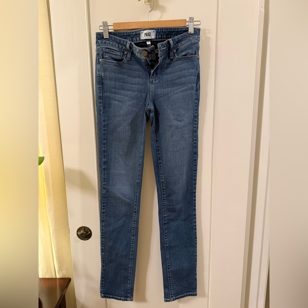 PAIGE Classic Blue Skinny Jeans